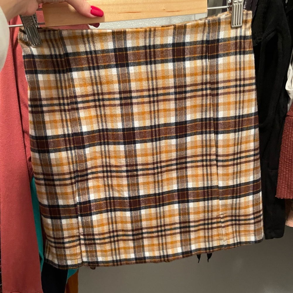 Brand new flannel skirt never worn